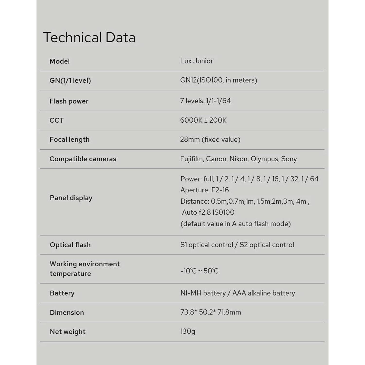 Flash Godox Lux Junior Retro para Cámara - Speedlite GN12