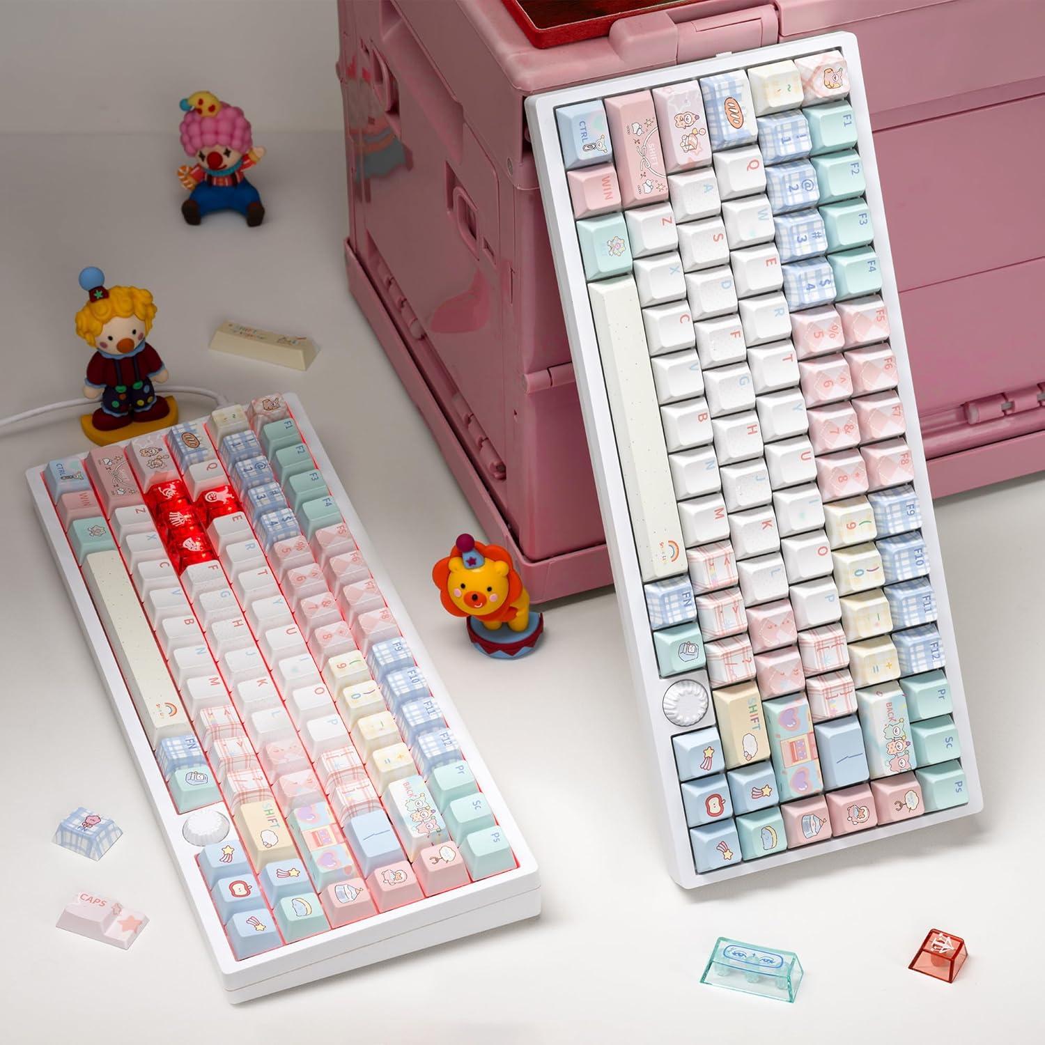 Juego de Teclas PBT Circus Club 75% 157 Teclas Cherry