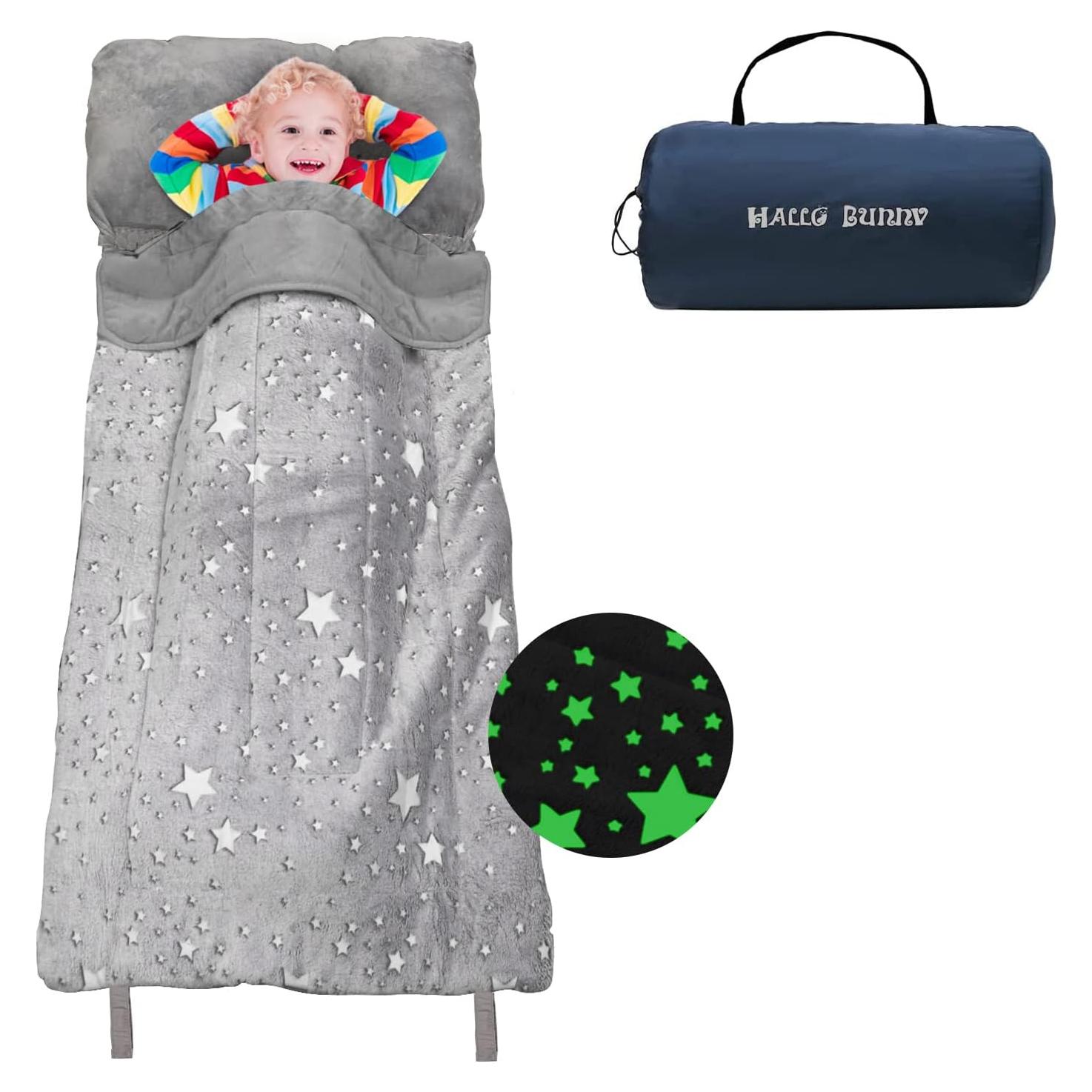 Saco de dormir para niños hallo bunny KSB-002 gris 160x74cm