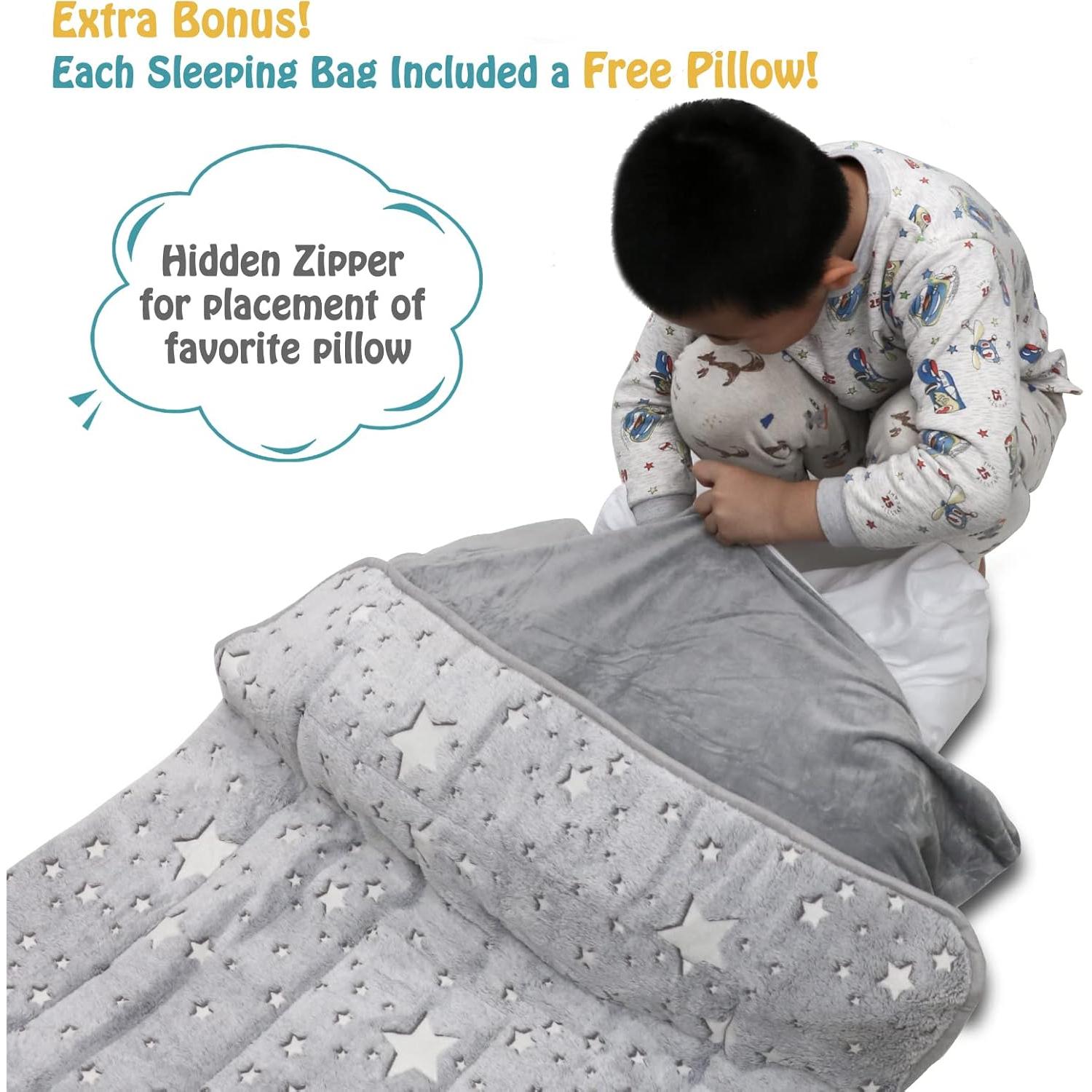 Saco de dormir para niños hallo bunny KSB-002 gris 160x74cm