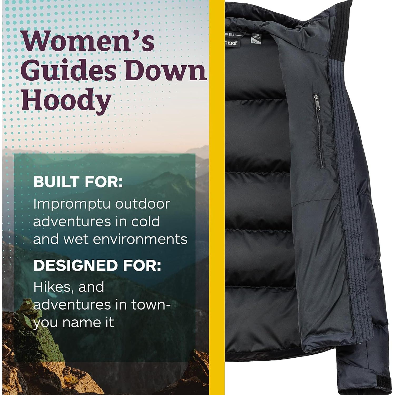 Chaqueta Puffer Marmot Guides Down Mujer - Aislante 700, Resistente Agua