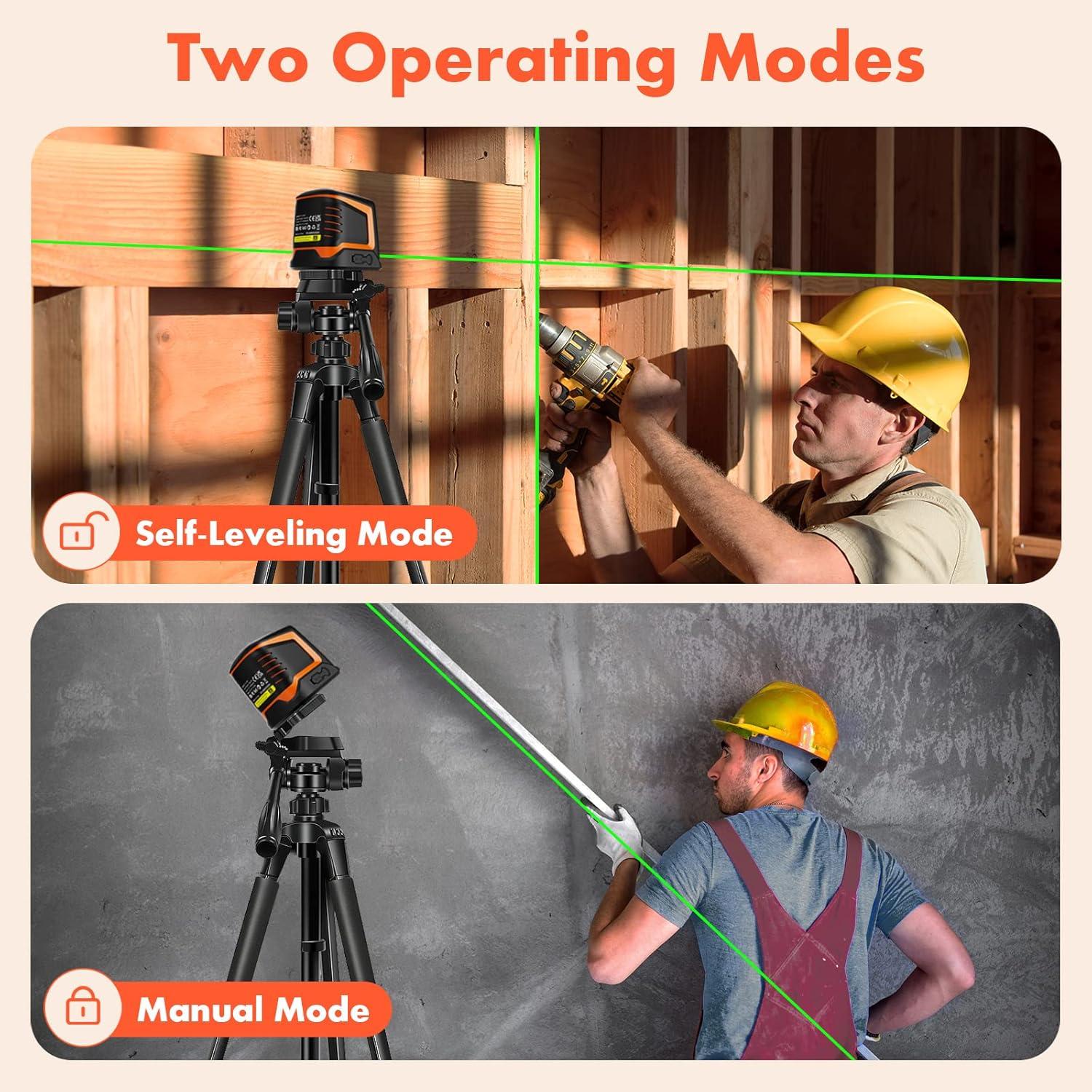 Nivel Láser Verde DOVOH C2-120G Autonivelante 20m