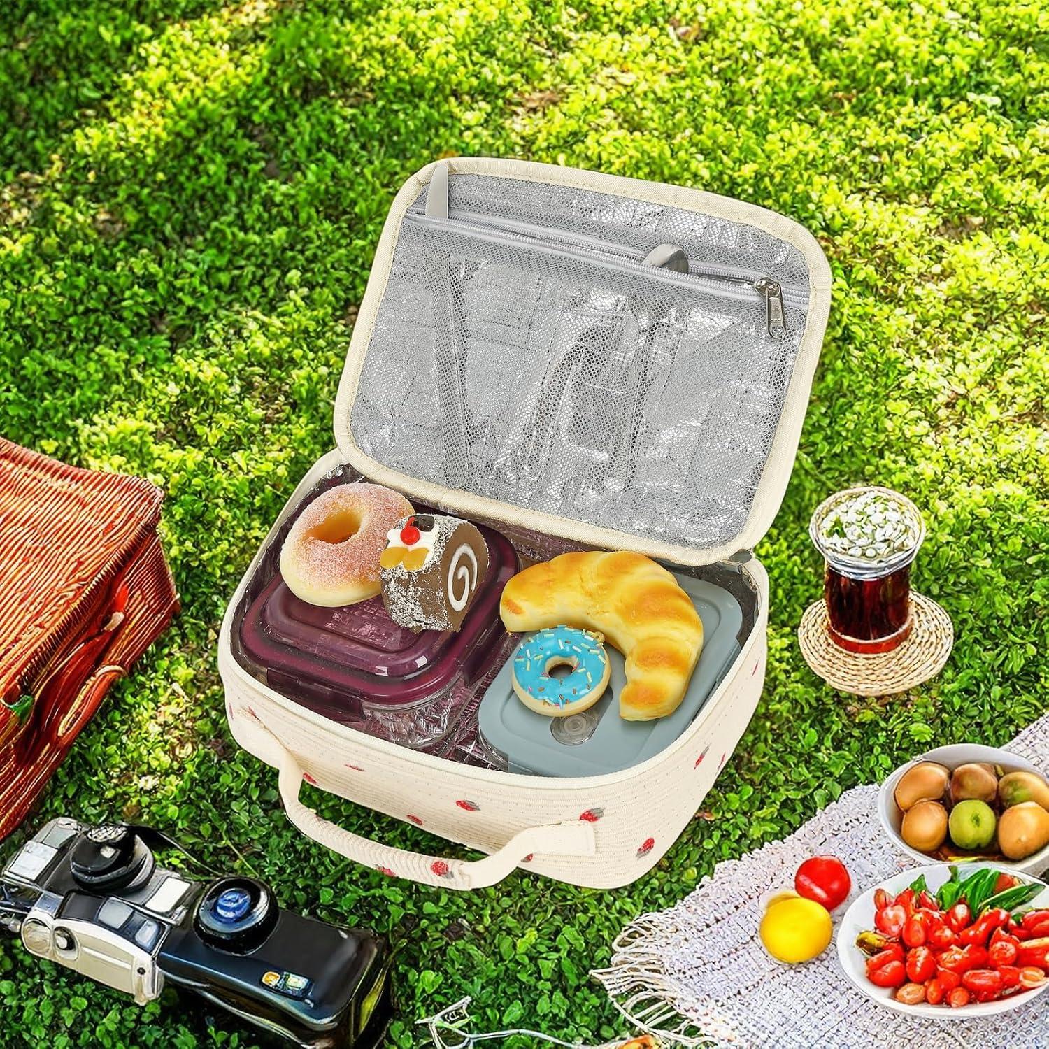 Mochila Escolar CAMTOP para Niñas con Caja de Almuerzo 16.7L