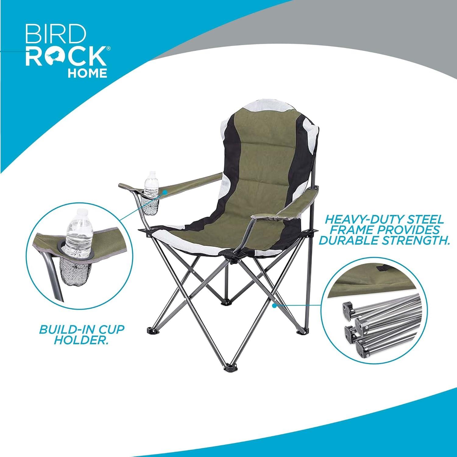 Silla Plegable de Camping Acolchada Mejor de Internet Verde