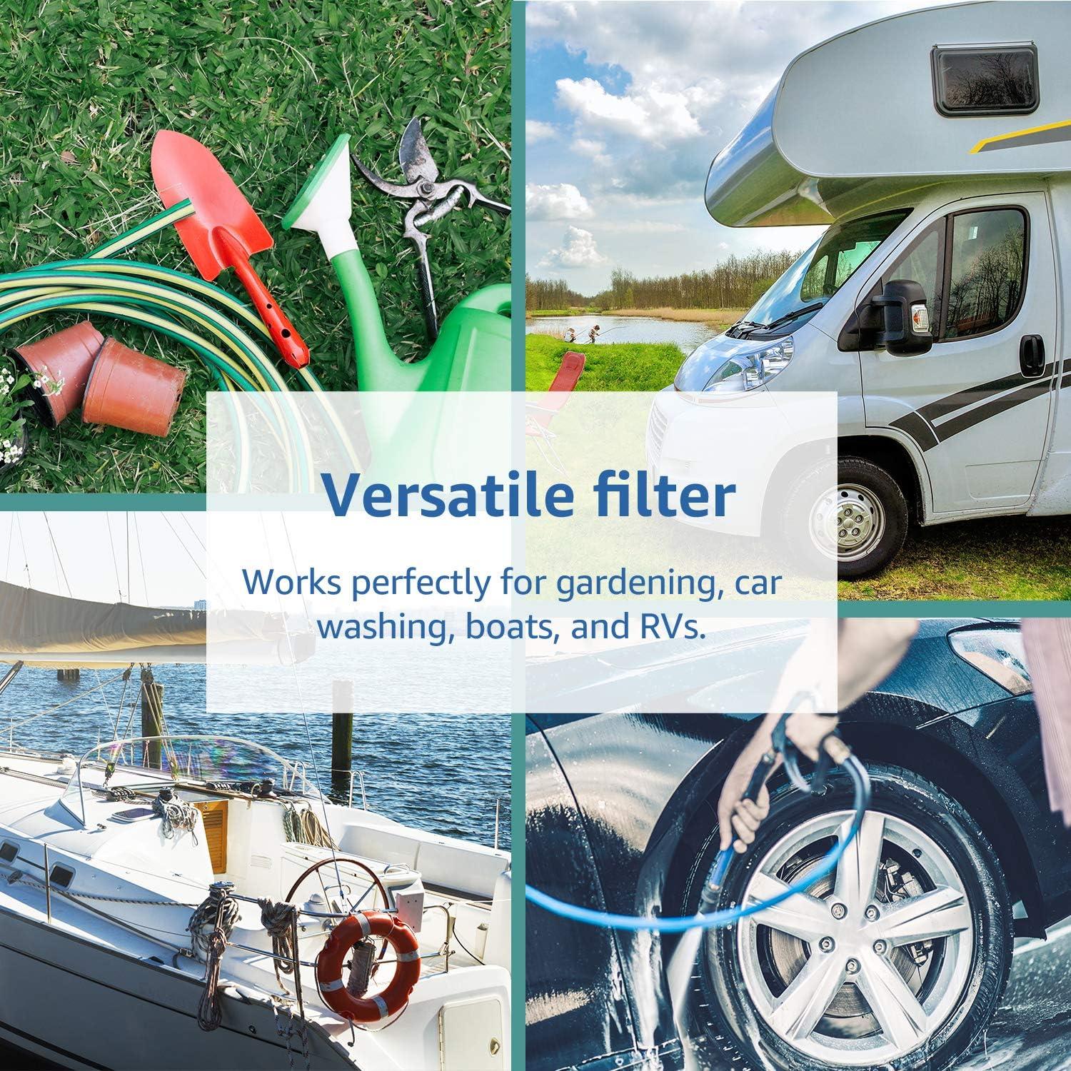 Filtro de agua en línea Filterlogic FL-RV, 2 unidades, NSF