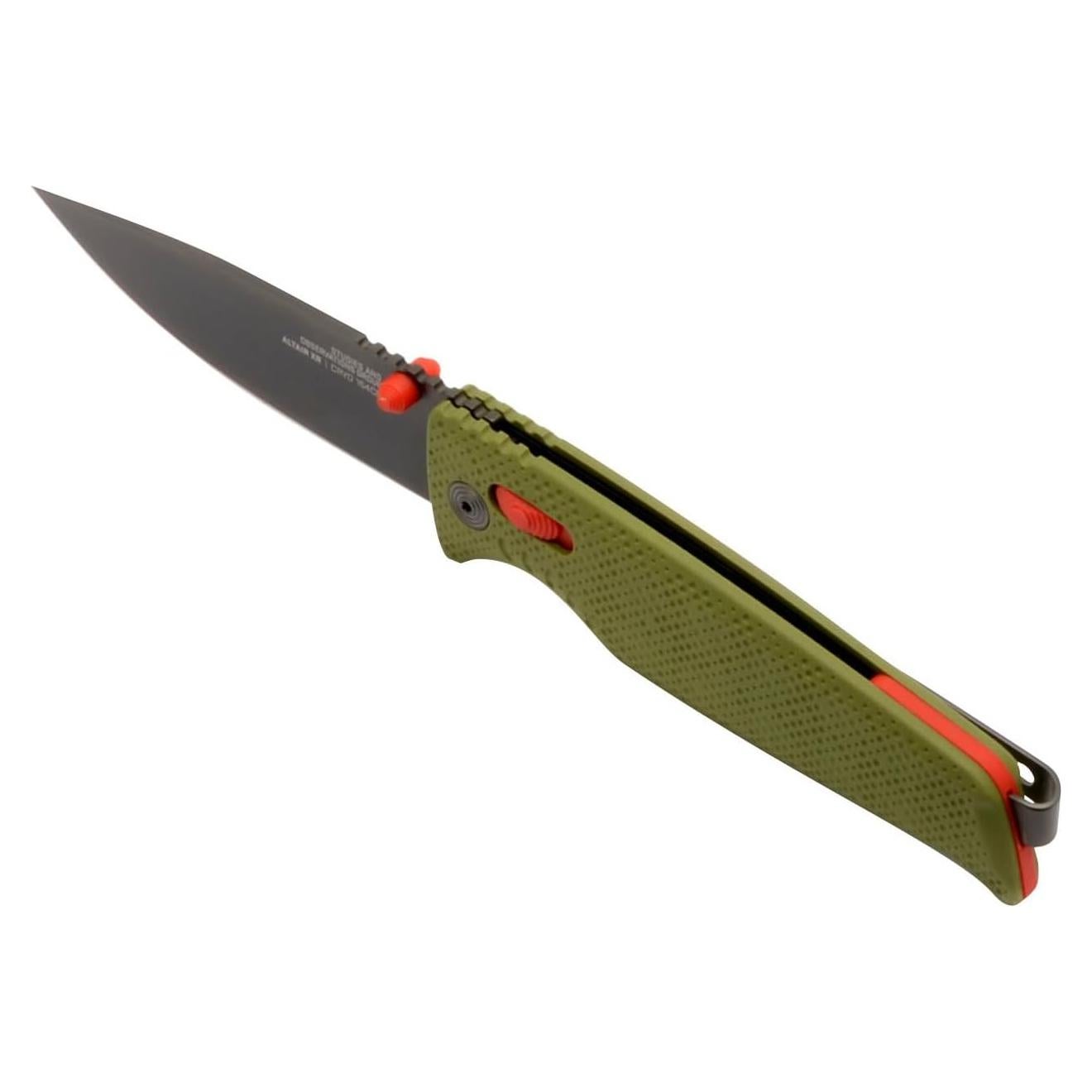 Cuchillo Plegable SOG Altair XR Verde Campo Acero CRYO 154CM
