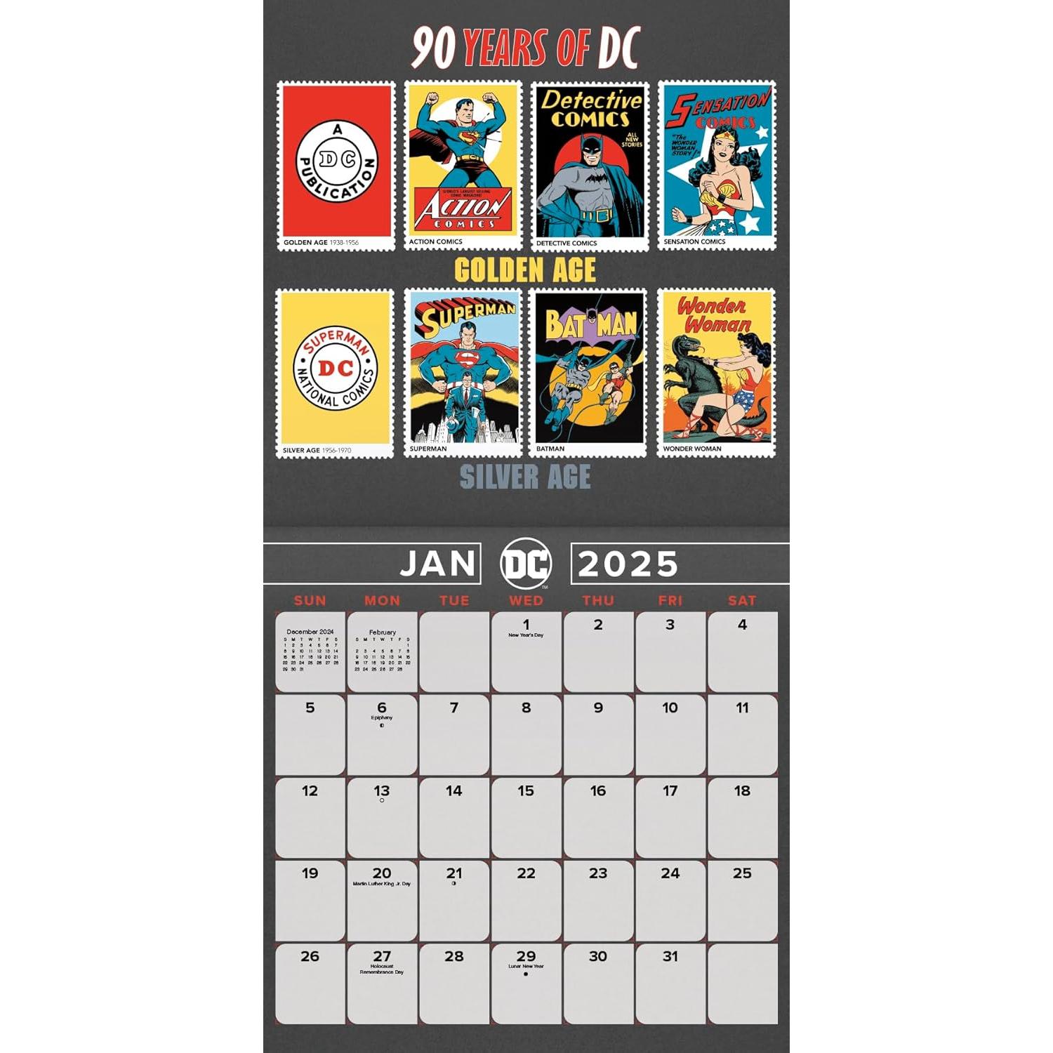 2025 DC Comics - 90th Anniversary Collector's Edition Calendar