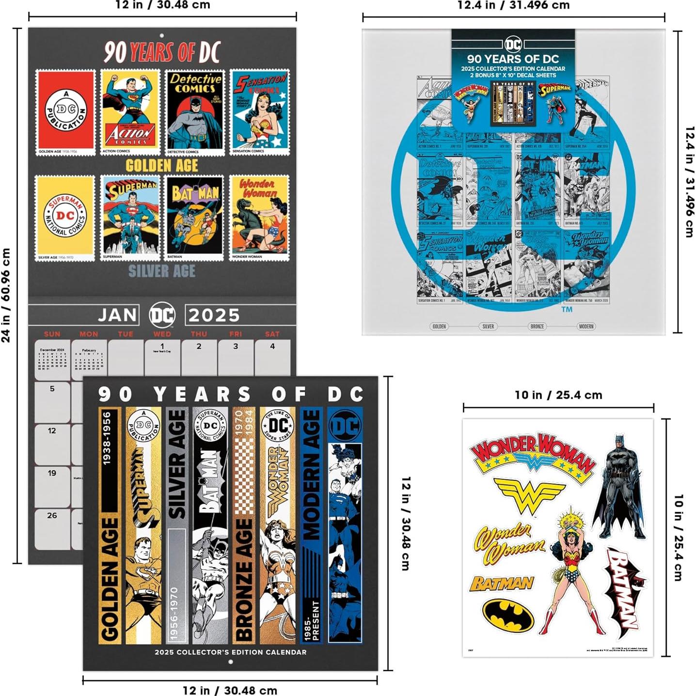 2025 DC Comics - 90th Anniversary Collector's Edition Calendar