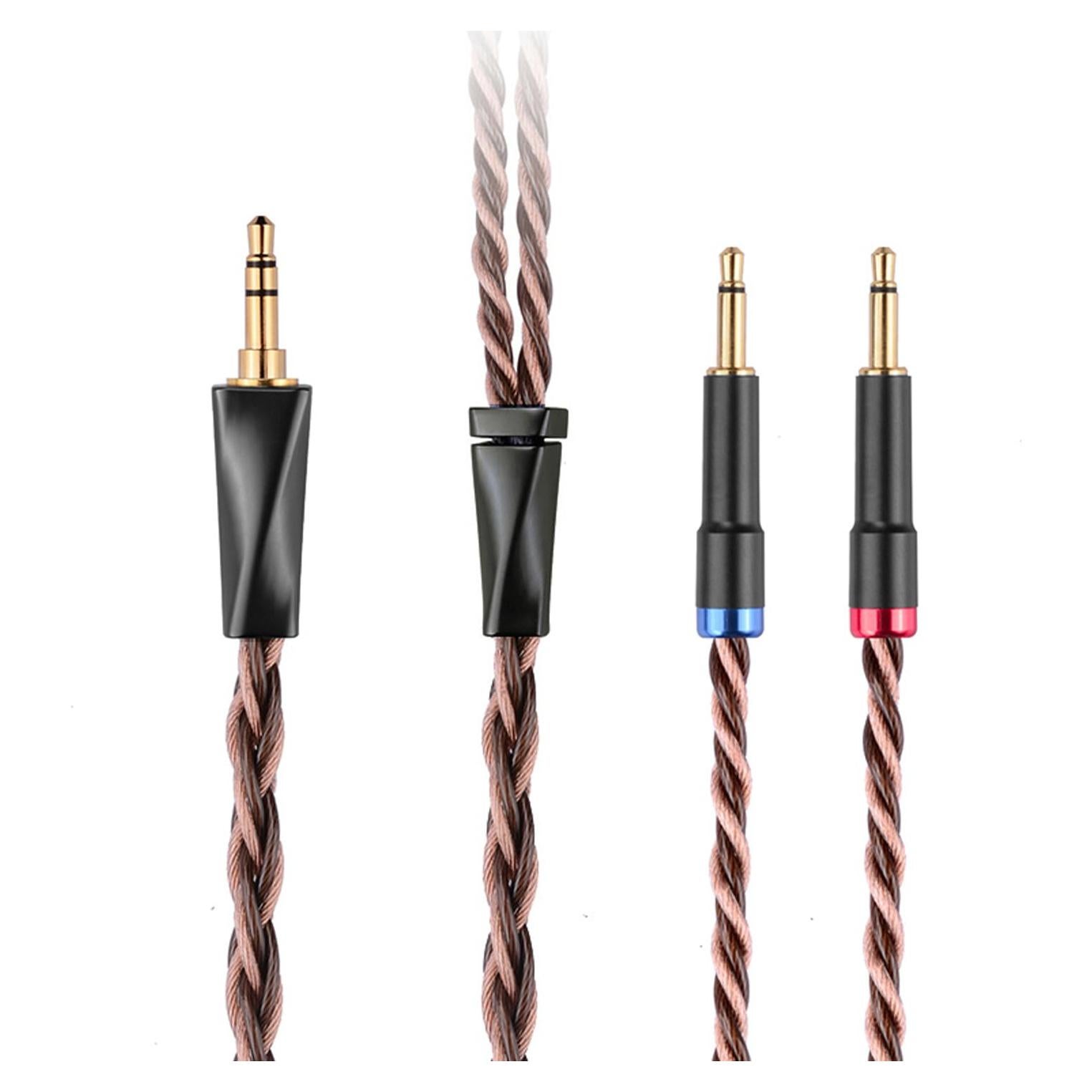 Cable de Cobre OFC 8N Fezzlo 1.5m para Auriculares HiFi