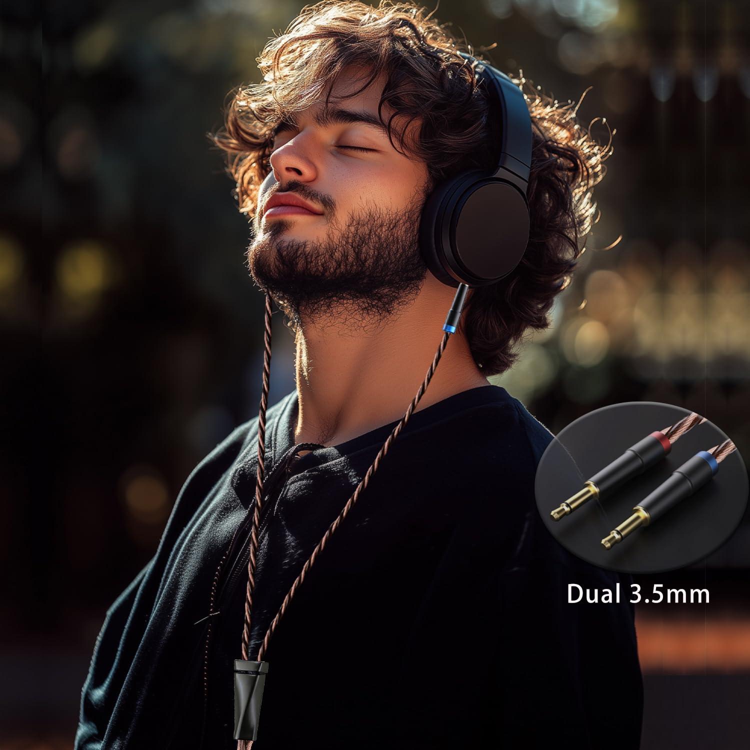 Cable de Cobre OFC 8N Fezzlo 1.5m para Auriculares HiFi