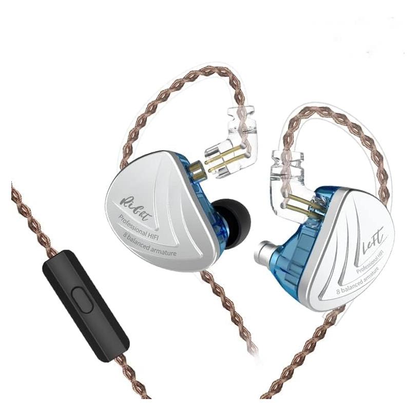 Auriculares KZ AS16 con Cable y Micrófono, Sonido HIFI