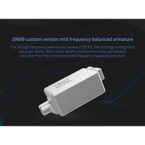 Auriculares KZ AS16 con Cable y Micrófono, Sonido HIFI