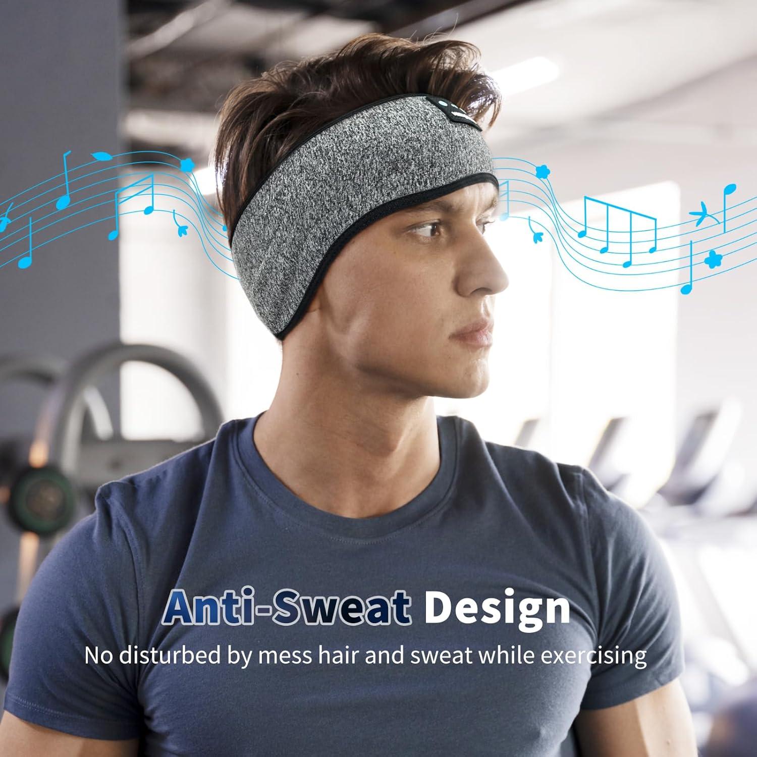 Auriculares para dormir Veeniitosr Oliver Bluetooth 20h Gris