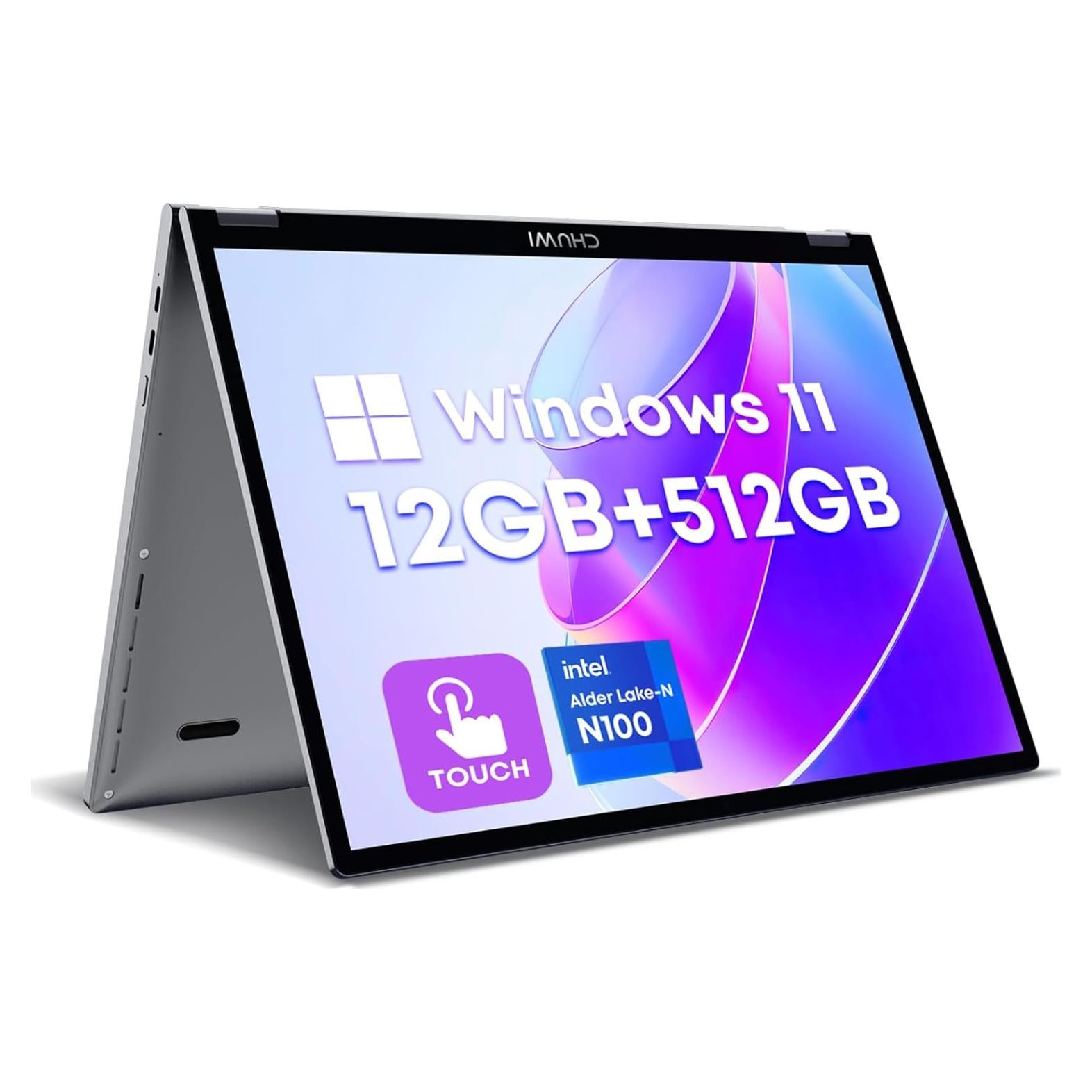 CHUWI MiniBook X Laptop 10.5" Táctil 12GB RAM 512GB SSD