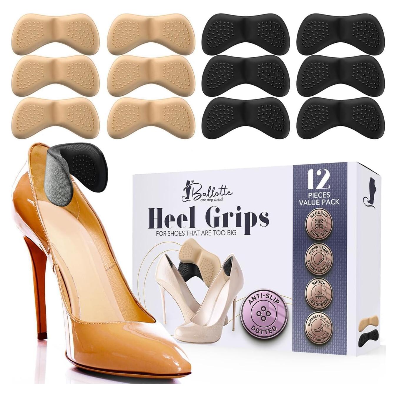 Almohadillas para Talones Ballotte Premium 12 Piezas Multicolor