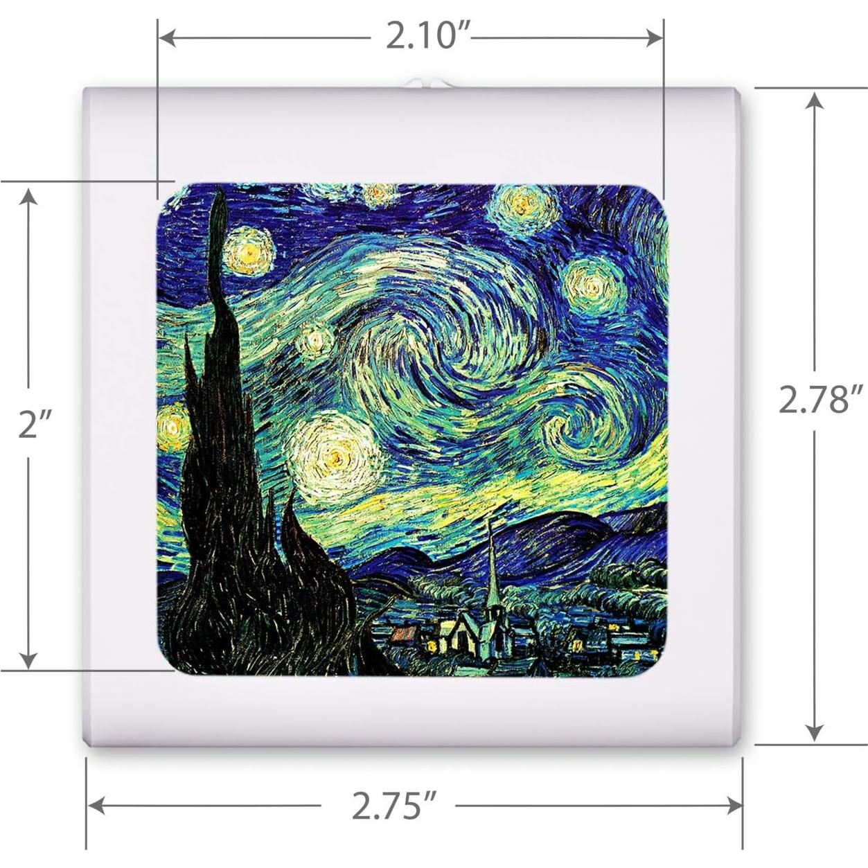 Luz Nocturna LED Art Plates Regulable con Sensor Automático