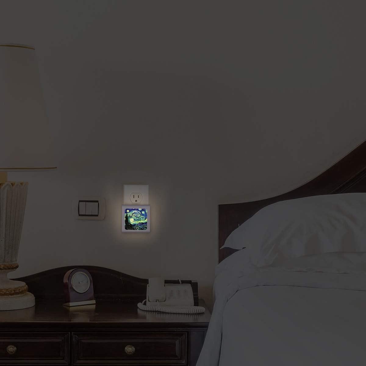 Luz Nocturna LED Art Plates Regulable con Sensor Automático