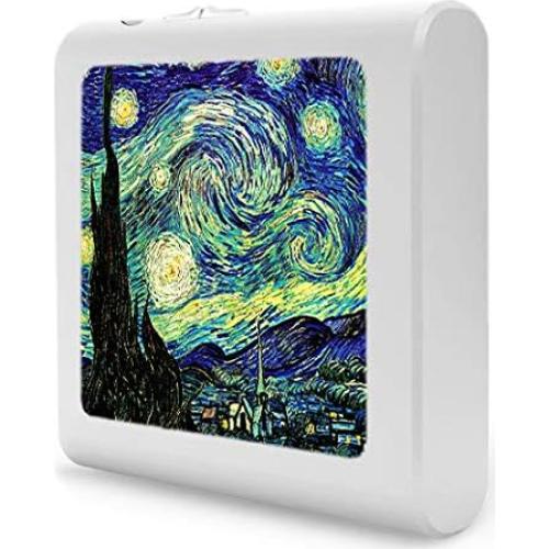 Luz Nocturna LED Art Plates Regulable con Sensor Automático