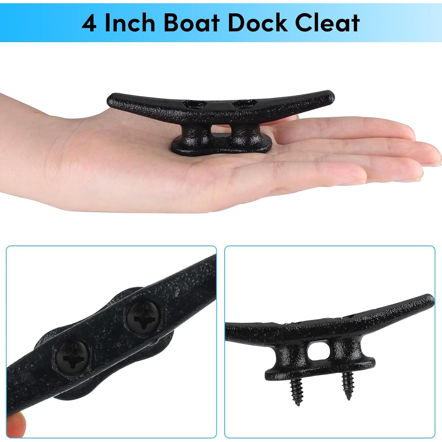 Cojinetes de Muelle de Barco BALAVA 4 Pulgadas Negro