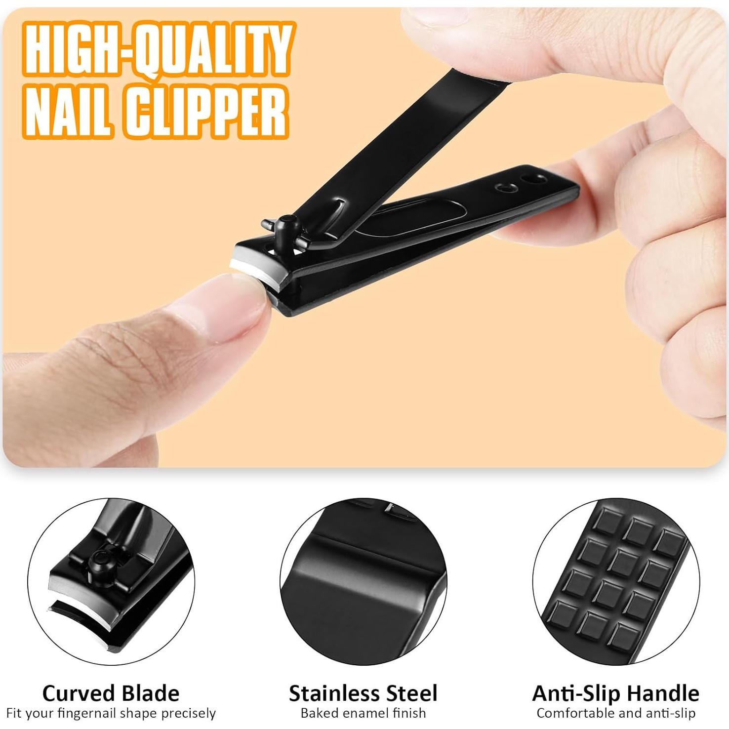 Juego de Pinzas Yougai 9 Piezas Acero Inoxidable Rosa