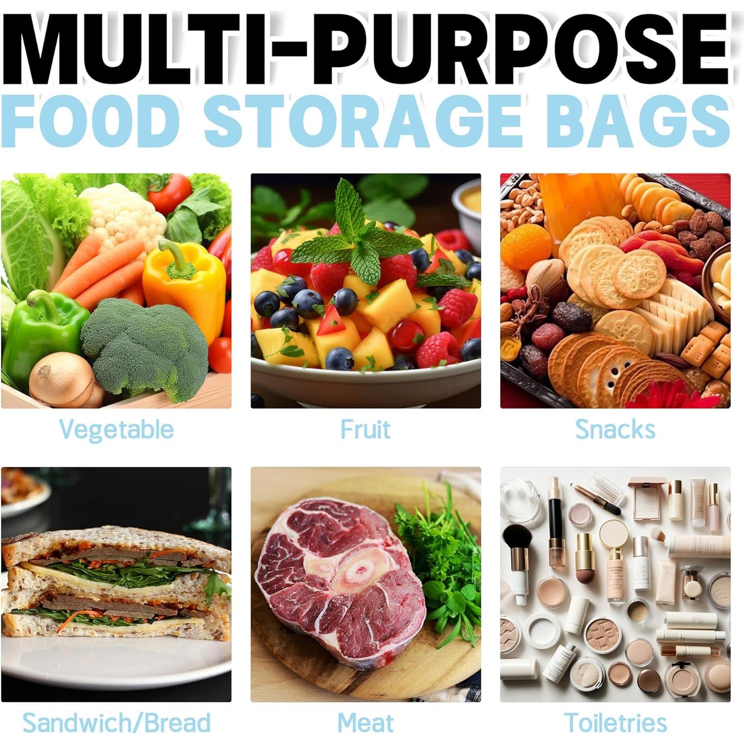 Paquete de 20 Bolsas Reutilizables FAREST para Alimentos 3.8L