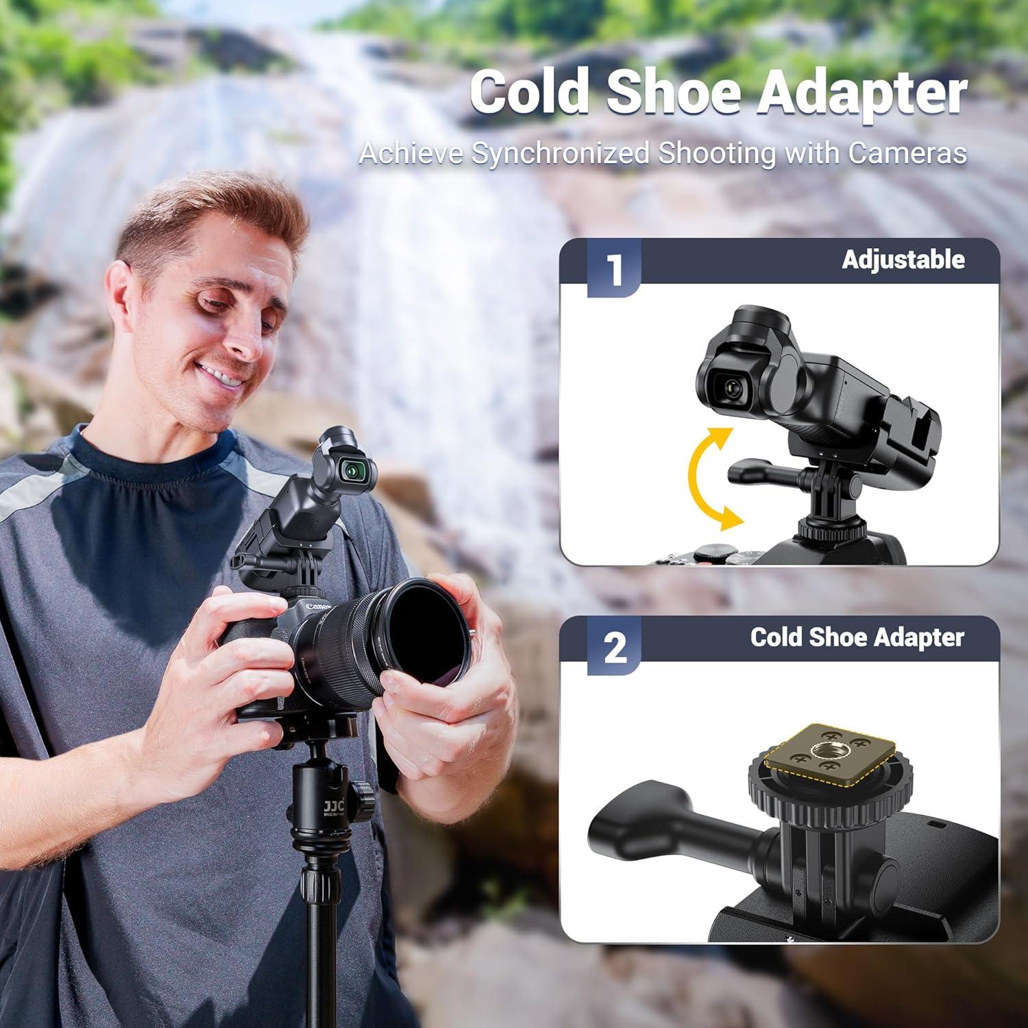 Adaptador de Expansión 3-en-1 JJC para DJI Osmo Pocket 3