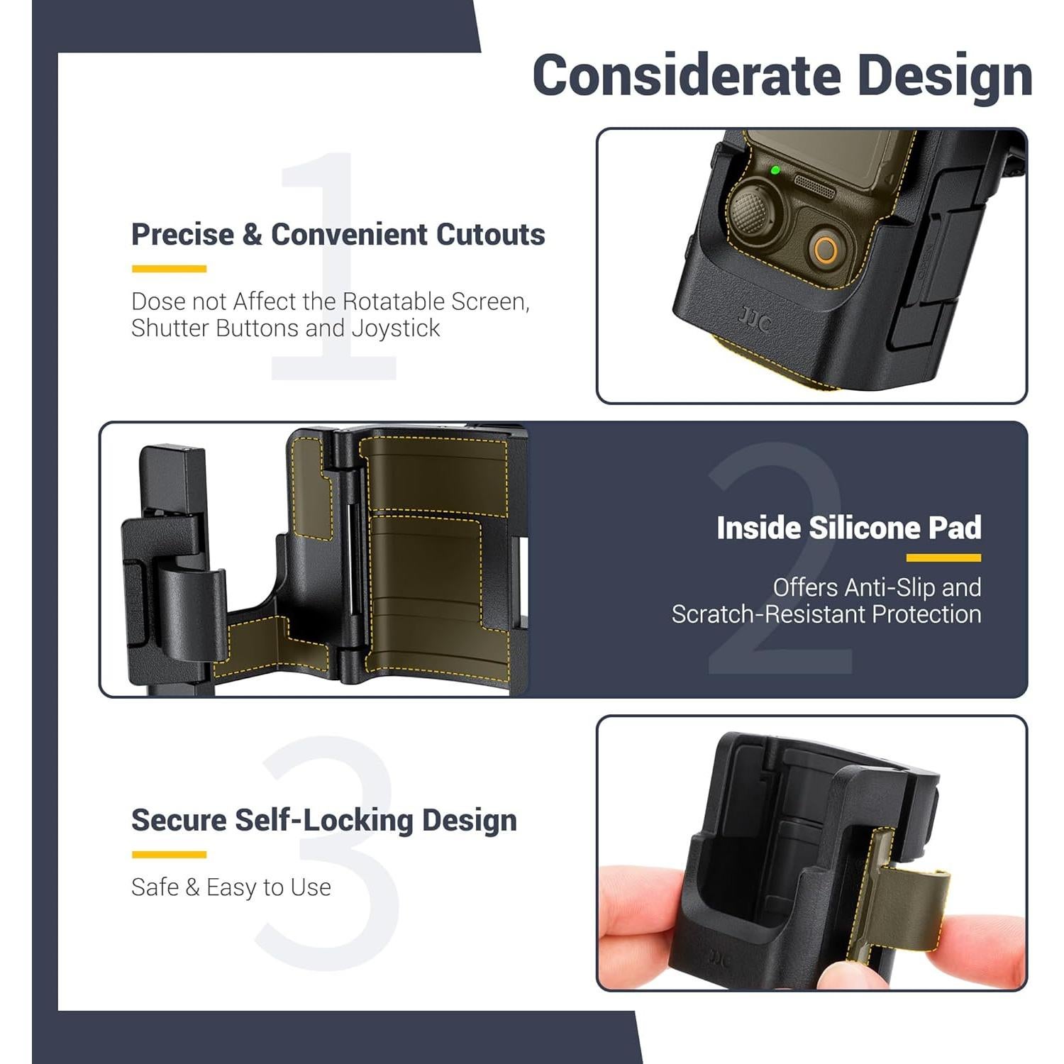 Adaptador de Expansión 3-en-1 JJC para DJI Osmo Pocket 3