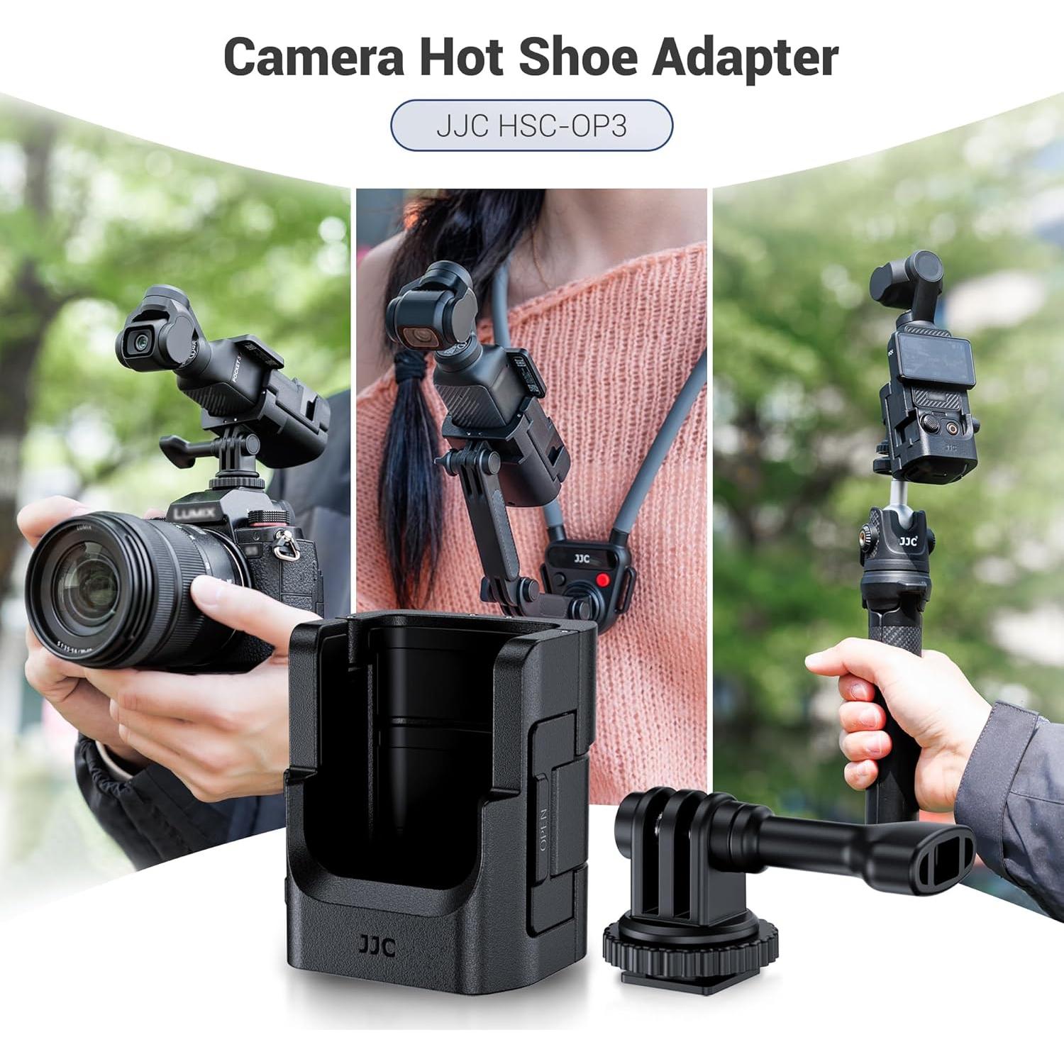 Adaptador de Expansión 3-en-1 JJC para DJI Osmo Pocket 3