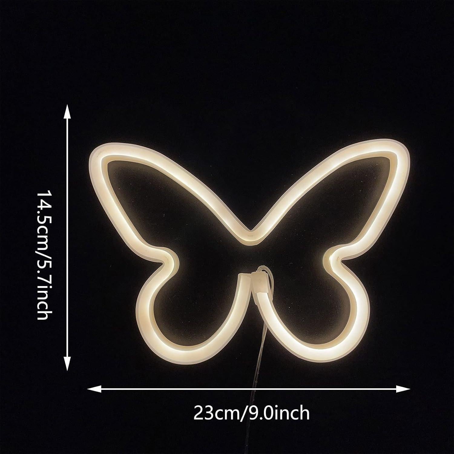 Luz Neón Decorativa ENUOLI Mariposa USB Batería 5W