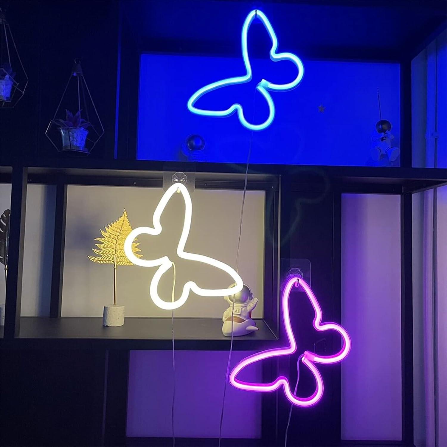 Luz Neón Decorativa ENUOLI Mariposa USB Batería 5W