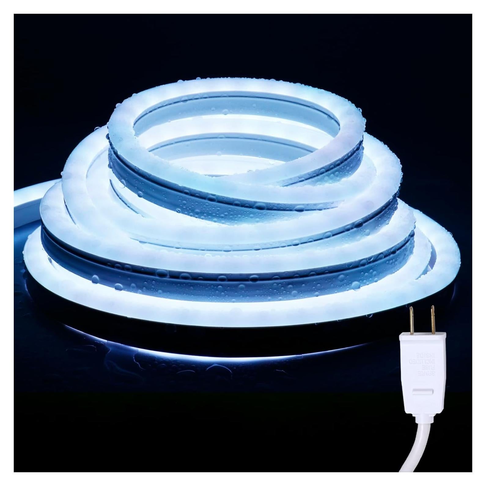 Tira LED de Neón Areful 5m Blanca Diurna Impermeable 600 LEDs