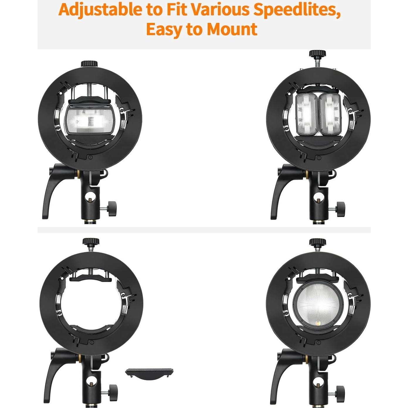 Softbox Godox 80x80cm Plegable con Soporte S2 y Rejilla