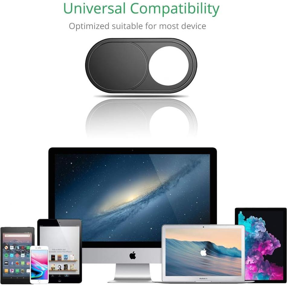 Cubierta de Webcam CloudValley Ultra Delgado 0.058 cm 4 Piezas