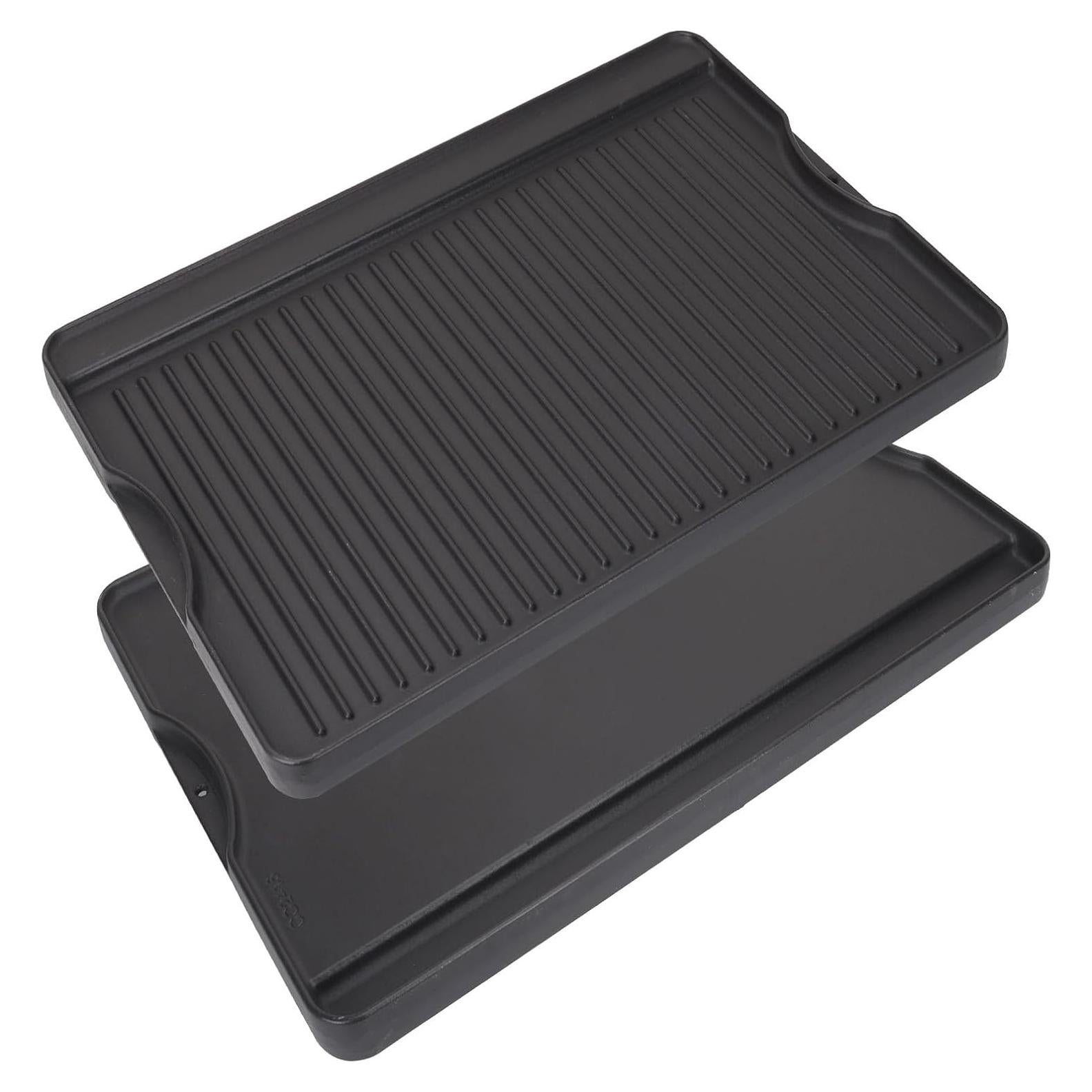 Plancha BBQ Reversible PETKAO 14" x 16" Hierro Fundido