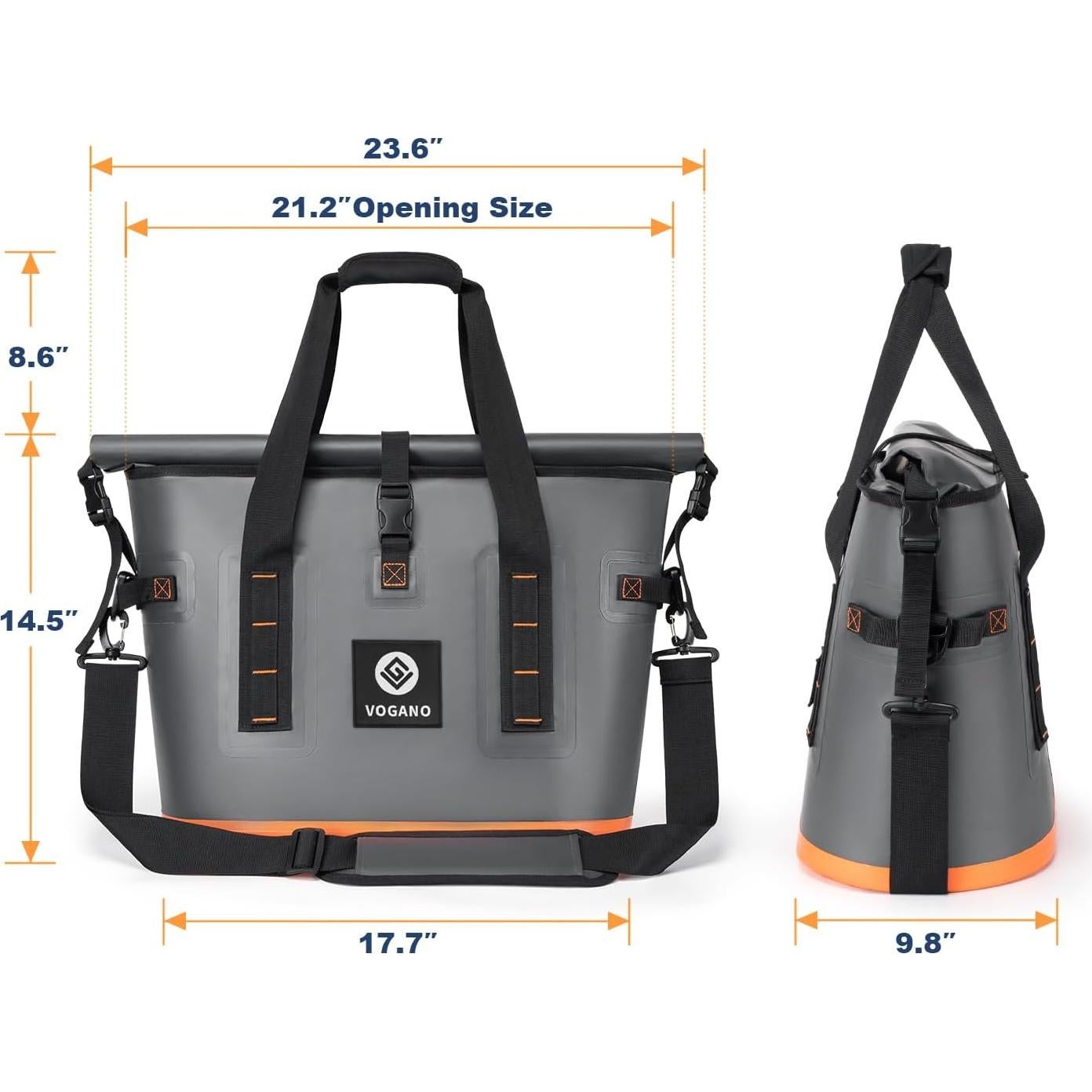 Bolsa Térmica Aislada Vogano 30L Impermeable para 40 Latas