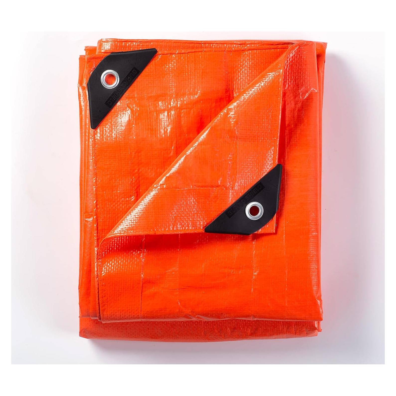 Lona Naranja GUARD SHIELD 1.83x1.83m Ligera 6mil Impermeable