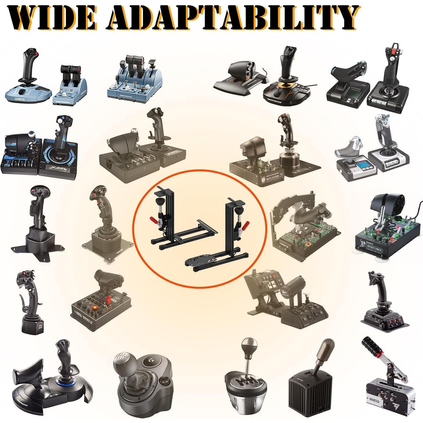 Soporte de escritorio JUYEER para joystick universal (paquete de dos)