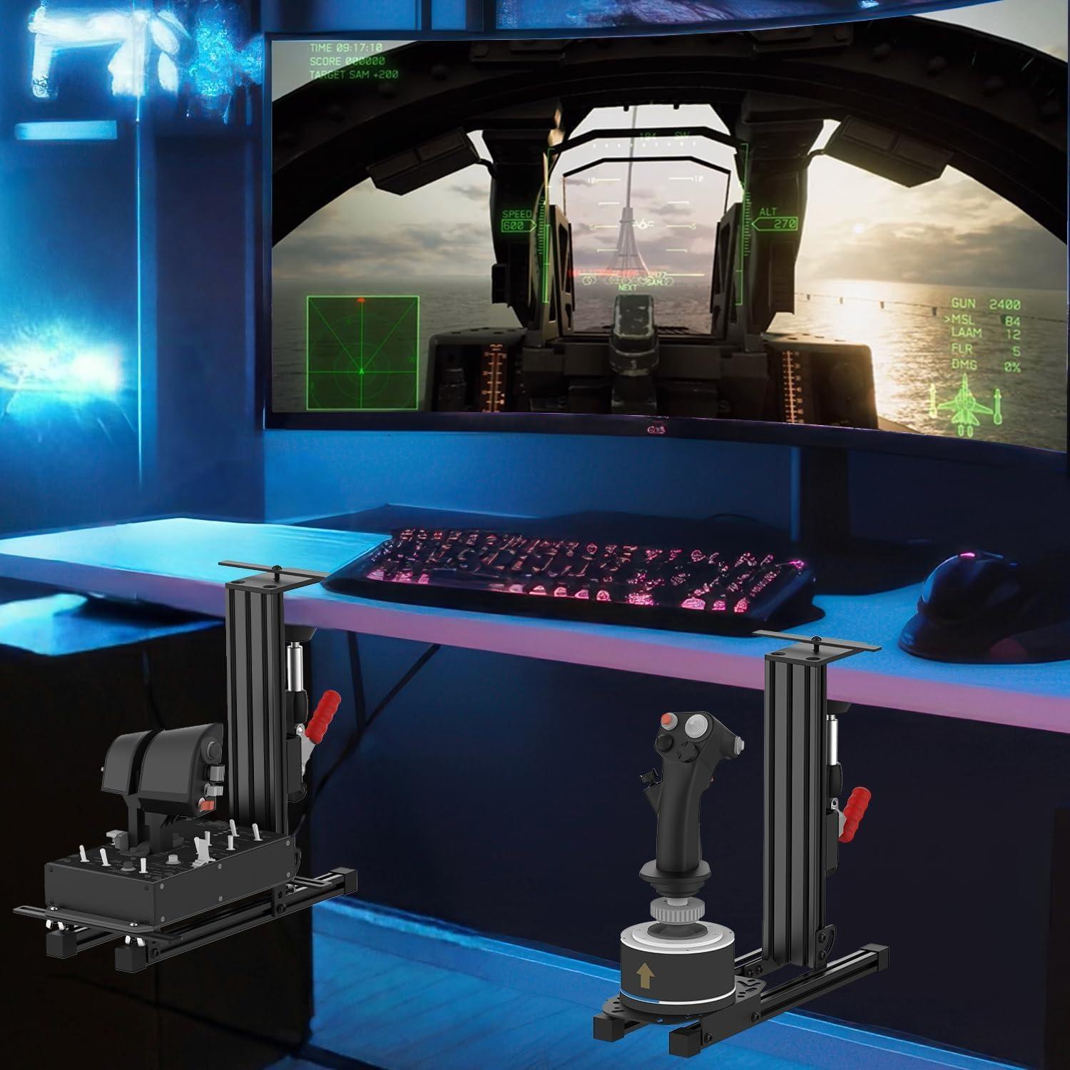 Soporte de escritorio JUYEER para joystick universal (paquete de dos)