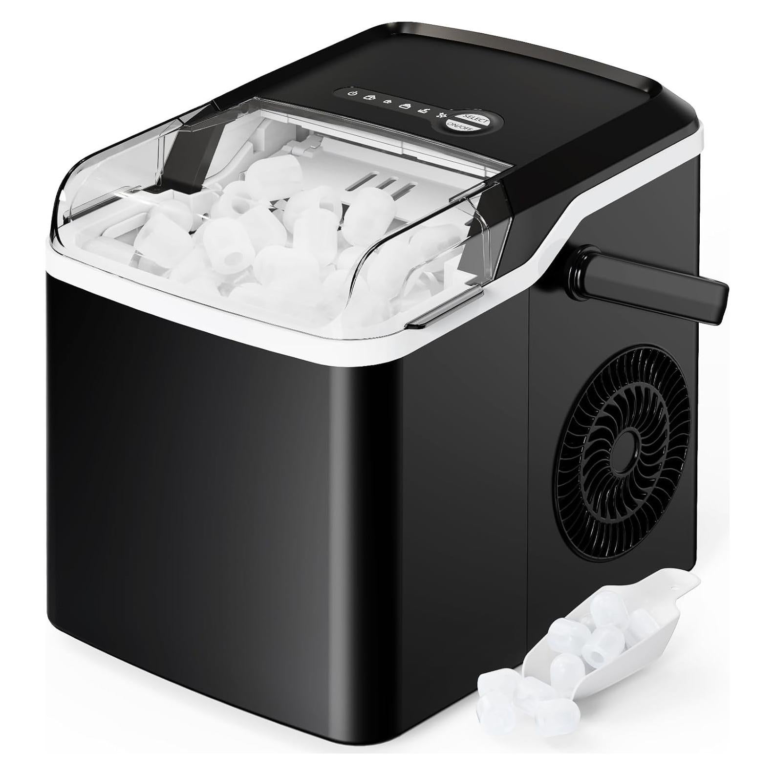 Máquina de Hielo Silonn SLIM25B - 9 Cubos en 6 Minutos