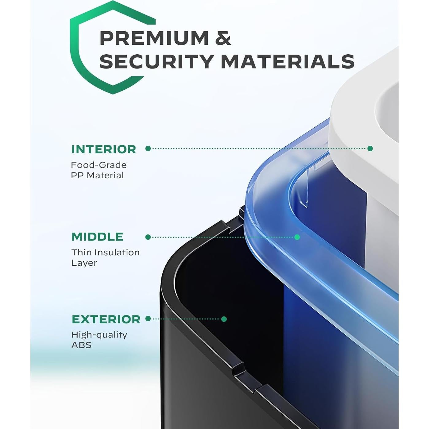 Máquina de Hielo Silonn SLIM25B - 9 Cubos en 6 Minutos