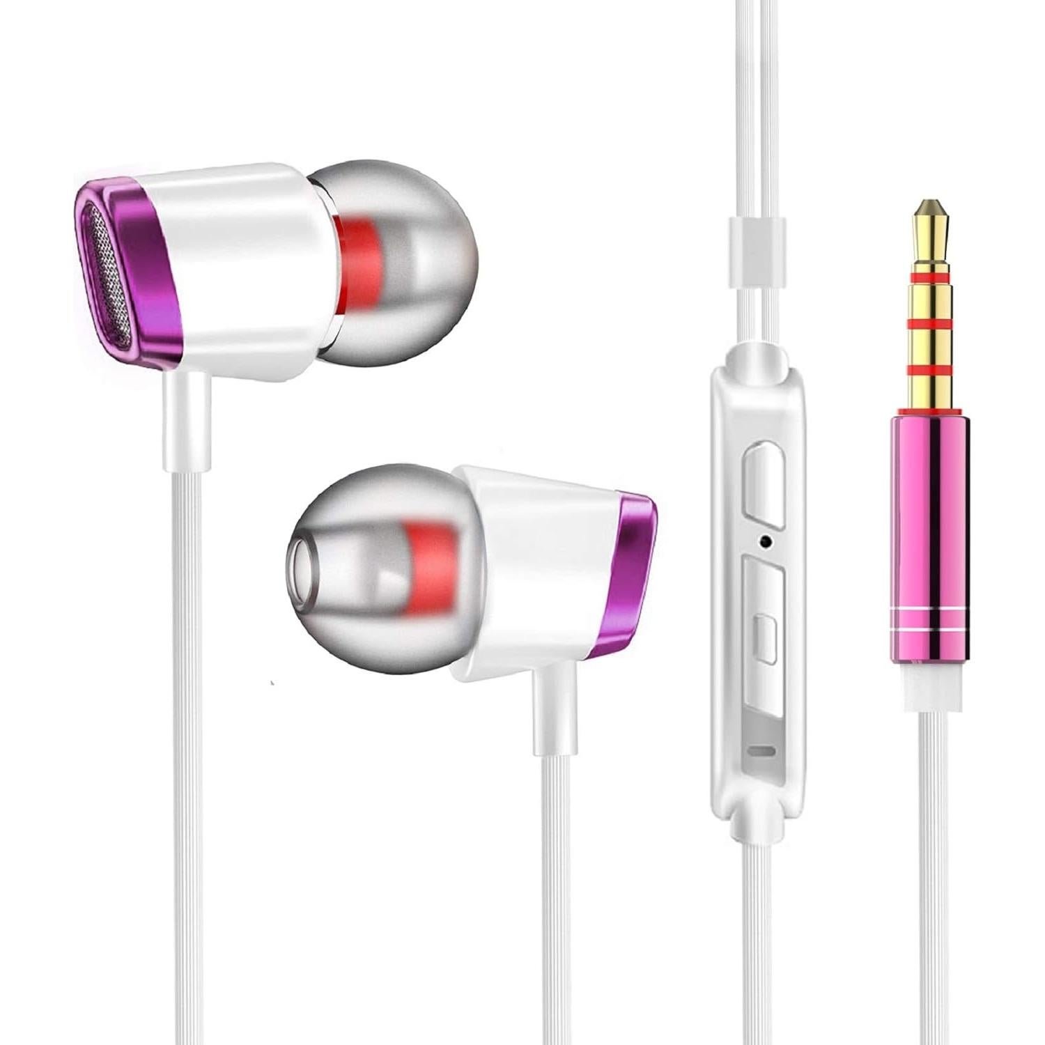 Auriculares In-Ear YNR con Micrófono y Control de Volumen - 3.5mm