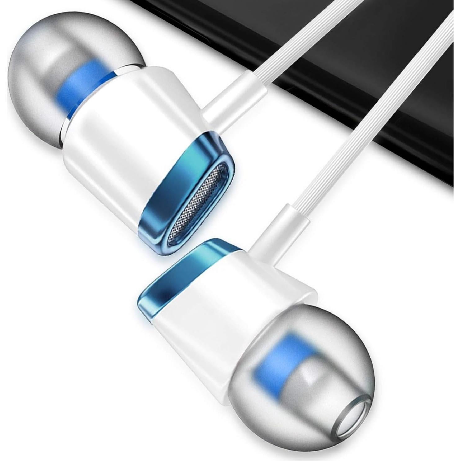 Auriculares In-Ear YNR con Micrófono y Control de Volumen - 3.5mm