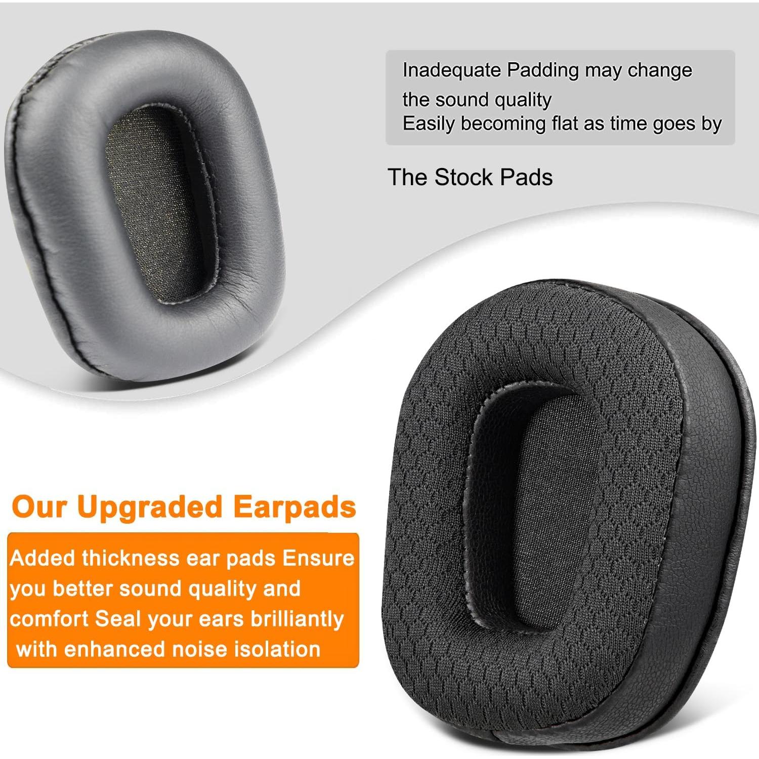 Almohadillas de Reemplazo SOULWIT para Auriculares B350XT - Negro