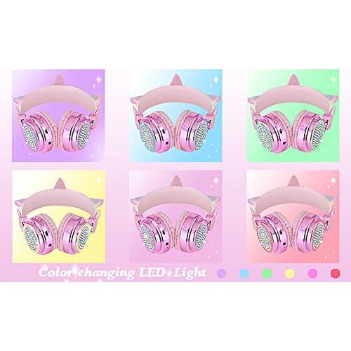 Auriculares Inalámbricos KORABA para Niños Rosa con Micrófono