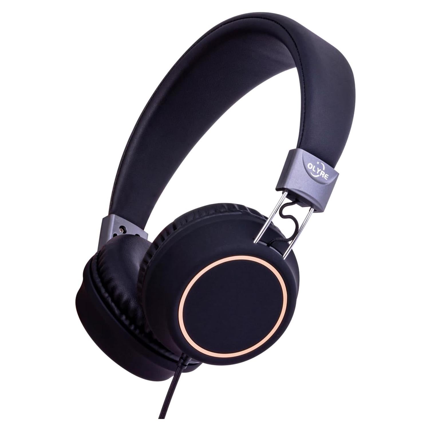 Auriculares para Niños Olyre LX-AD con Micrófono HD - Negro