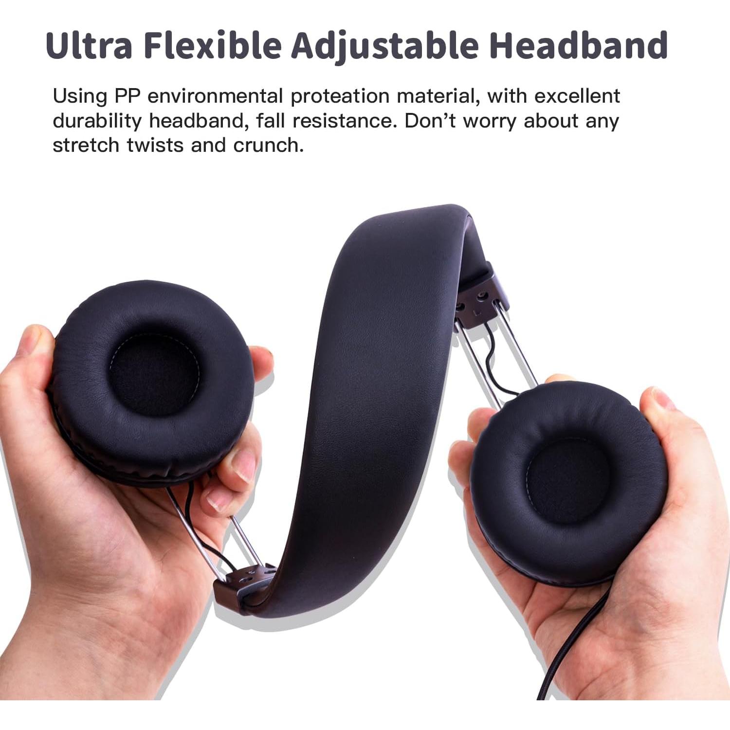 Auriculares para Niños Olyre LX-AD con Micrófono HD - Negro