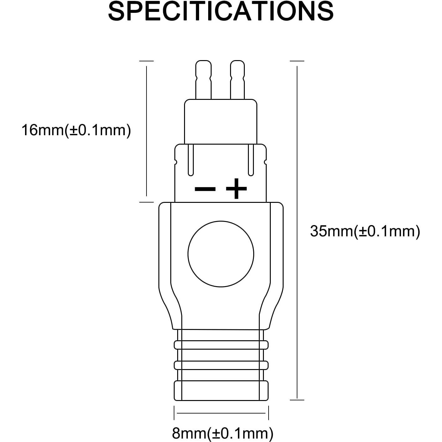 Adaptador de Auriculares OKCSC 2 Pines a HD580 Negro