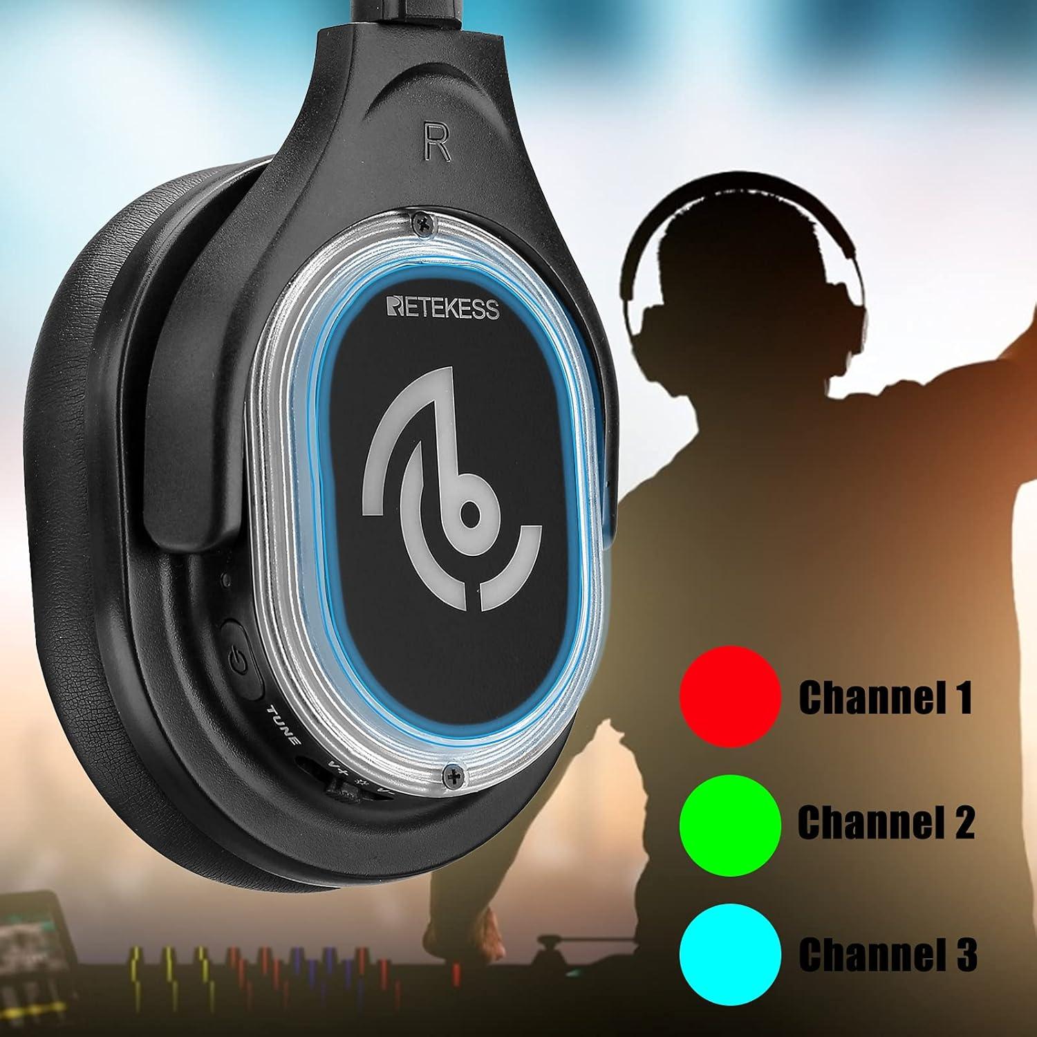 Auriculares Inalámbricos Retekess TA003 con Transmisor 300m