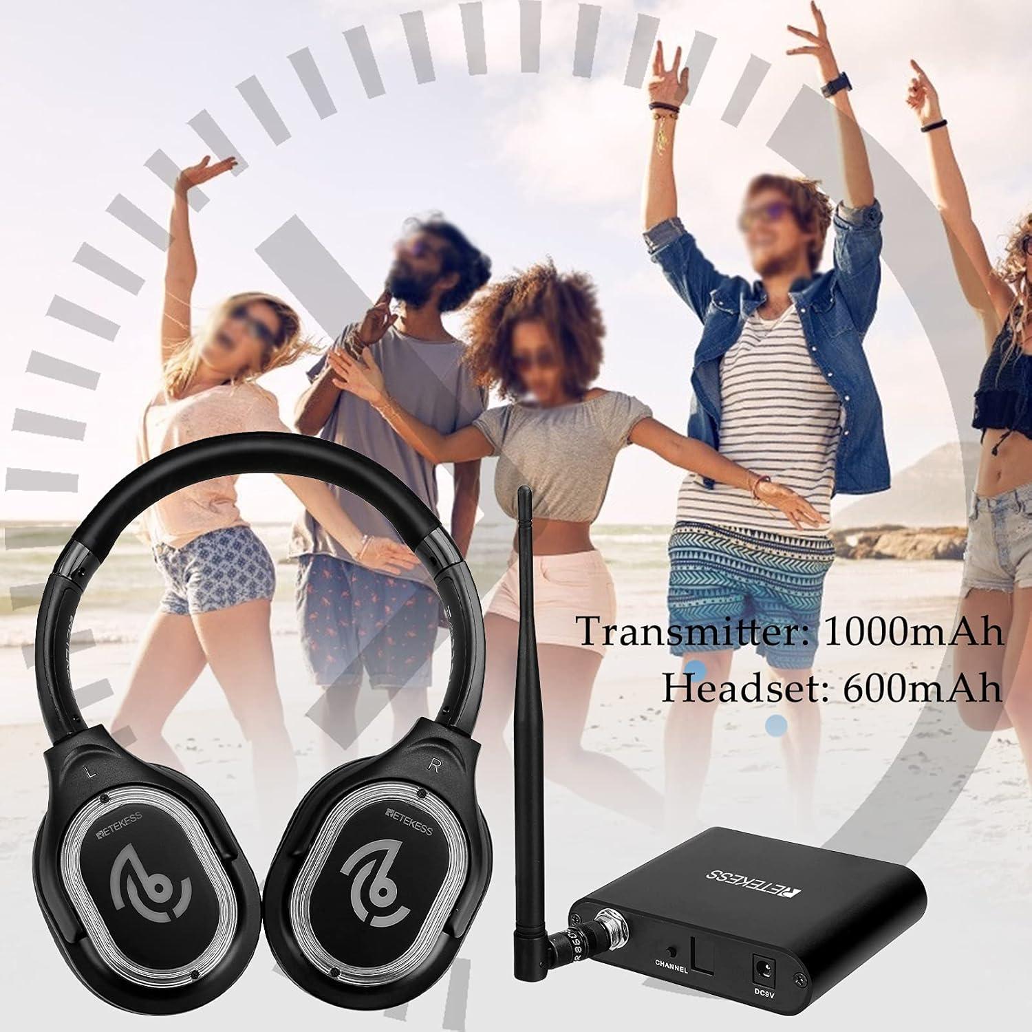 Auriculares Inalámbricos Retekess TA003 con Transmisor 300m