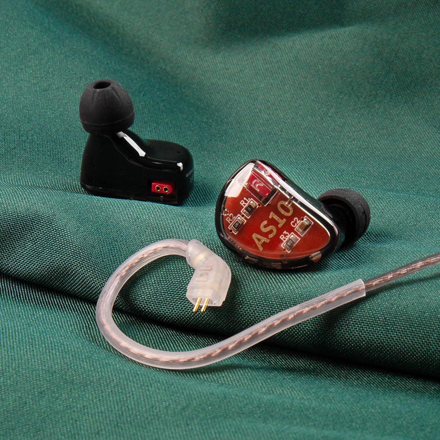 Auriculares KZ AS10 HiFi 5BA con Micrófono, Negro